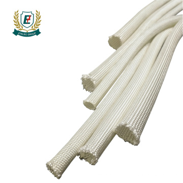 Insulation material fiberglass insulation sleeving ZTELEC Htg fiber glass Braided Sleeving